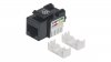 Moduł Keystone RJ45 UTP Cat5e Czarny Punch-Down